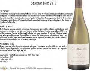 Goldwater sauvignon blanc