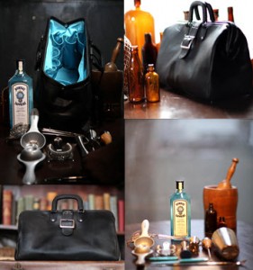 Bombay Sapphire East and bag