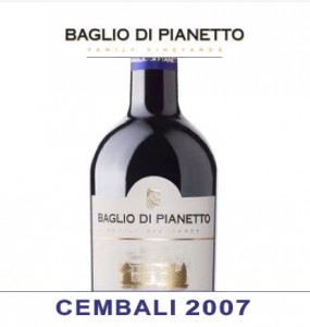 Baglio Cembali 2007--a rich, deep red that loves food