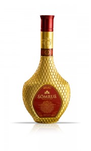 SomruS - exotic creamy liqueur in a gold bottle