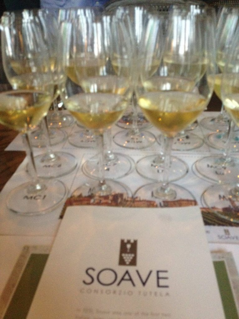 Blind tasting of beautiful Soave wines