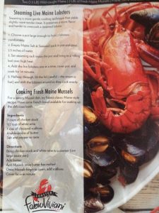 Fabio seafood cooking instructions