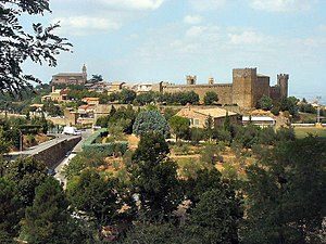 Brunello di Montalcino - home of fabulous rich Tuscany reds. Credit: Wikipedia