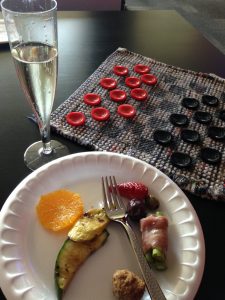 Games, food and drink at a virtual party