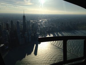 Chicago downtown from the sky