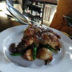 River Roast cooking class's fabulous chicken entree with rich pan sauce